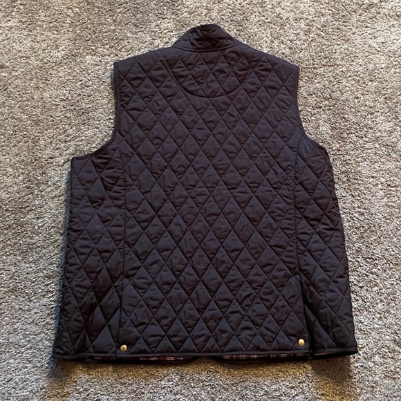 Lands End Women’s Brown Quilted Vest 2x - Picture 12 of 16